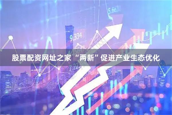 股票配资网址之家 “两新”促进产业生态优化
