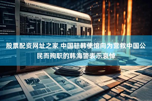 股票配资网址之家 中国驻韩使馆向为营救中国公民而殉职的韩海警表示哀悼